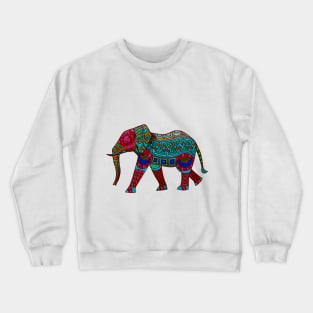 Elephant in Full Regalia Crewneck Sweatshirt